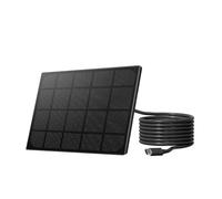 Birdfy 3W Solar Panel for Smart Bird Feeder Camera, Type-C Charger for Birdfy Feeder, 360° Adjustable Swivel Mount, IP65 Waterproof for Outdoors, 3W Continuously Power Supply (9.8ft Chew-Proof Cable)