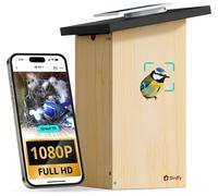 Birdfy Ebony Lite Smart AI Bird Feeder & Bird Watch Camera Solar Powered