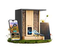 Birdfy Smart Camera Solar Roof Bamboo