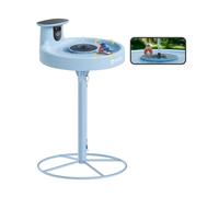 Birdfy Smart Bird Bath with Camera Solar Powered & Solar Fountain & Stand, Dual-Lens Camera for Bird Watching, Auto Capture Bird Videos & AI Identify