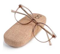 BIRDGOON Blue Light Blocking Glasses for Women Men Digital Eye Protection Computer Glasses TR90 Stylish Round Anti Blue Light Glasses with Anti-Overexertion for Gaming Reading