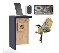 Birdhouse Camera with Solar Powered, HD Vision Camera Watch Bird Nesting & Hatching in Real Time, for Garden for 2.4g WiFi Coverage Area，Ideal Gift for Bird Lovers