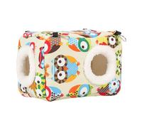 Birdhouse-Cuddle Bed Plush Thick Winter Hideaway Birds Hanging Sturdy Shelter Warm Soft and Easy Washable Material | Comfortable Sleeping Cottage Parrots Perakete Cacat