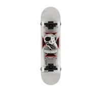 Birdhouse Hawk Skull 2 Chrome Stage 3 Factory Complete Skateboard Silver Foil 7.75"