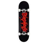 Birdhouse Stage 1 Blood Logo Factory Complete Skateboard Black 8"