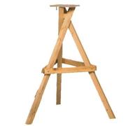 Birdhouse Stand Wooden Stand Birdhouse NATURAL Pine Tripod House Stand Solid
