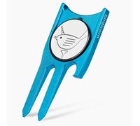 Birdicorn Golf Divot Repair Tool & Golf Ball Marker 6-in-1 Golf Divot Tool with Ball Marker, Line Stencil, Coin Holder, Putting Aimer, Bottle Opener, Club Rest