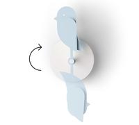 Birdie Design Indoor CO2 Monitor - Air Quality Meter for Home & Office - Promotes Mental & Physical Health - Modern Interior Decor - Reducing Health Risks with Clean Air (Glacier)