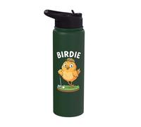 Birdie Golfer Golf Lover Golf Player Hobby Golfing Play Golf Stainless Steel Insulated Water Bottle