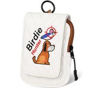 Birdie Hunt Golf Rangefinder Hard Shell Case Range Finder Carry Bag Zipper | Compatible Universal Range Finders for Most Brands Rangefinders for Bushnell/Callaway/Tectectec Waterproof Golden Retriever