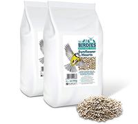 Birdies Sunflower Hearts- Bird Seed for Wild Birds - 25kg Premium Husk Free Bakery Grade Kernels