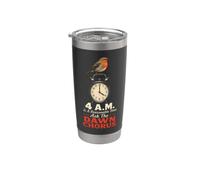 Birding 4 A.M. is A Reasonable Time Ask The Dawn Chorus Stainless Steel Insulated Tumbler