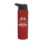 Birding Buddy Wait Their Whole Lives I Married Mine Stainless Steel Insulated Water Bottle
