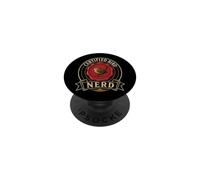 Birding Certified Bird Nerd Badge PopSockets Adhesive PopGrip