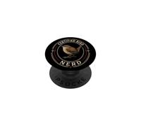 Birding Certified Bird Nerd Badge PopSockets Adhesive PopGrip