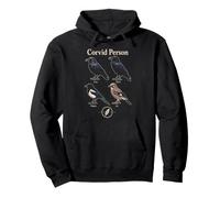 Birding Corvid Person Crow Raven Magpie Gift Pullover Hoodie