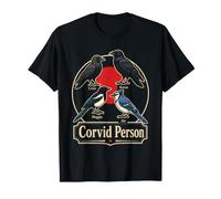 Birding Corvid Person Crow Raven Magpie Gift T-Shirt