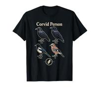 Birding Corvid Person Crow Raven Magpie Gift T-Shirt