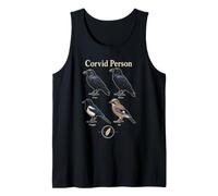 Birding Corvid Person Crow Raven Magpie Gift Tank Top