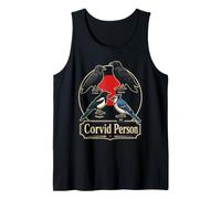 Birding Corvid Person Crow Raven Magpie Gift Tank Top