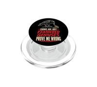 Birding Crows Are Just Feathered Geniuses Prove Me Wrong PopSockets PopGrip for MagSafe