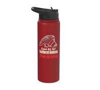 Birding Crows are Just Feathered Geniuses Prove Me Wrong Stainless Steel Insulated Water Bottle