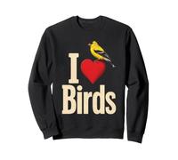 Birding Goldfinch I Love Birds Sweatshirt