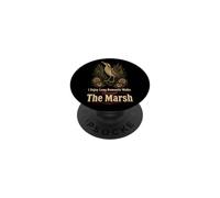 Birding I Enjoy Long Romantic Walks Through The Marsh PopSockets Adhesive PopGrip