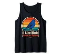 Birding I Like Birds People are Optional Tank Top