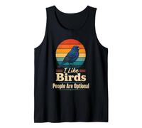 Birding I Like Birds People are Optional Tank Top