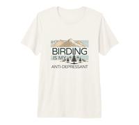 Birding is My Anti-Depressant Premium T-Shirt