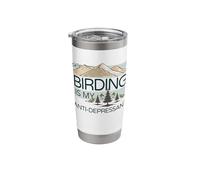 Birding is My Anti-Depressant Stainless Steel Insulated Tumbler