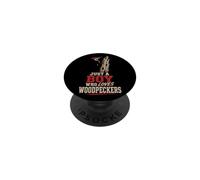 Birding Just A Boy Who Loves Woodpeckers For Kids PopSockets Adhesive PopGrip