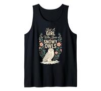Birding Just A Girl Who Loves Snowy Owls Tank Top