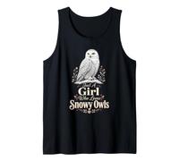 Birding Just A Girl Who Loves Snowy Owls Tank Top