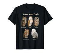 Birding Know Your Owls T-Shirt
