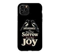 Birding One For Sorrow Two For Joy Magpie Gift Case for iPhone 11 Pro