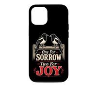 Birding One For Sorrow Two For Joy Magpie Gift Case for iPhone 12/12 Pro