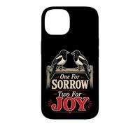 Birding One For Sorrow Two For Joy Magpie Gift Case for iPhone 14