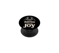 Birding One For Sorrow Two For Joy Magpie Gift PopSockets Adhesive PopGrip
