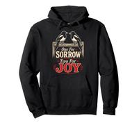 Birding One For Sorrow Two For Joy Magpie Gift Pullover Hoodie