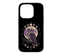 Birding Owl Under The Moon Gift Case for iPhone 14 Pro