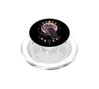 Birding Owl Under The Moon Gift PopSockets PopGrip for MagSafe