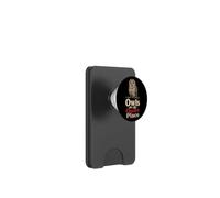 Birding Owls Are My Quiet Place PopSockets PopWallet for MagSafe