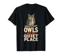 Birding Owls are My Quiet Place T-Shirt