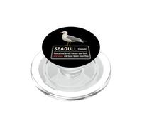 Birding Seagull Not A Real Bird Please See Gull PopSockets PopGrip for MagSafe