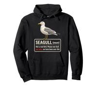 Birding Seagull Not A Real Bird Please See Gull Pullover Hoodie