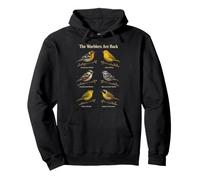 Birding The Warblers Are Back Spring Migration Gift Pullover Hoodie