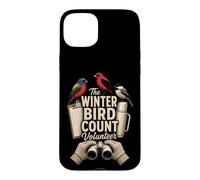 Birding The Winter Bird Count Volunteer Case for iPhone 15 Plus