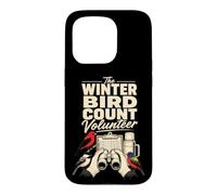 Birding The Winter Bird Count Volunteer Case for iPhone 15 Pro